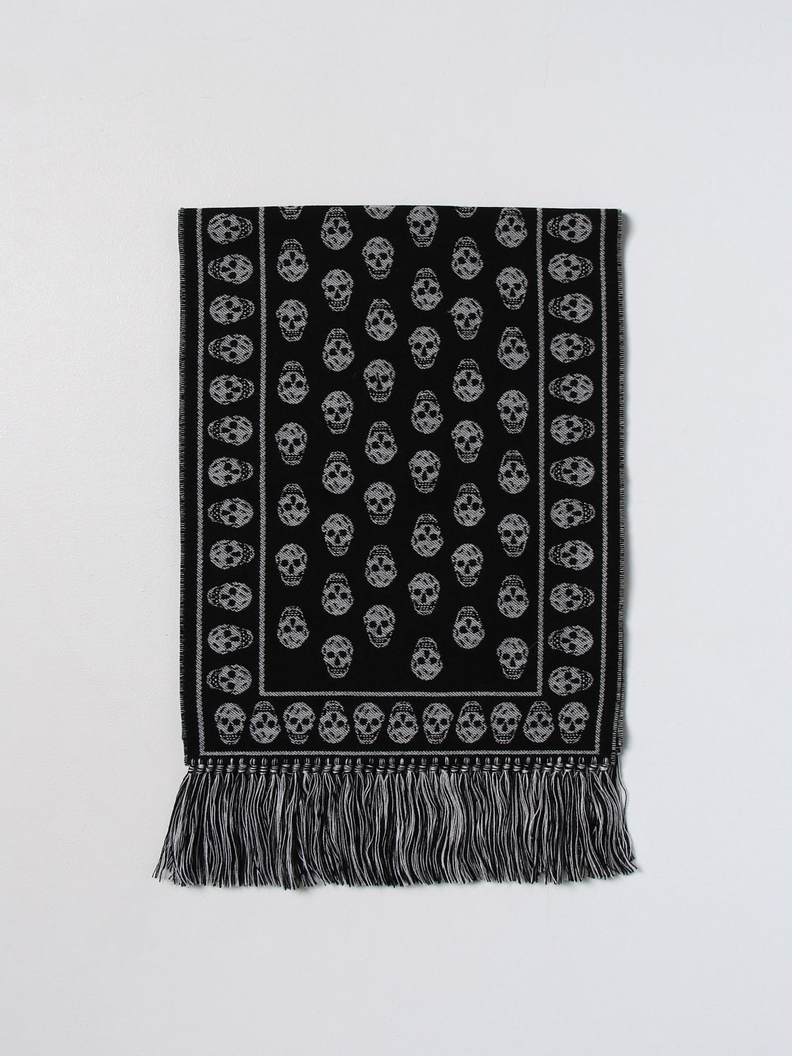 Alexander McQueen scarf in jacquard wool - 1