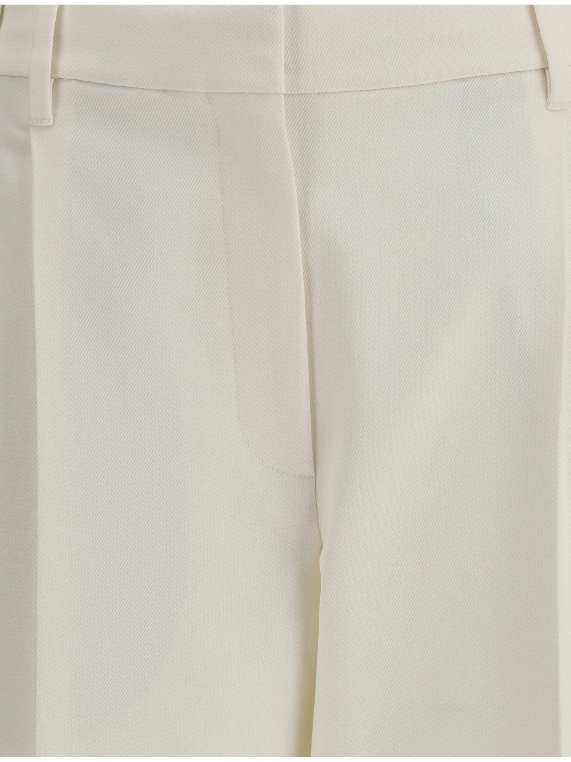 Brunello Cucinelli Women Cotton Chino Pants - 3