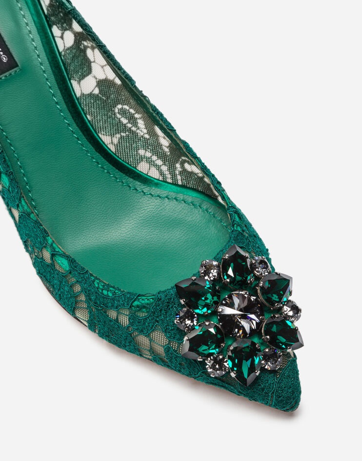 Pump in Taormina lace with crystals - 2