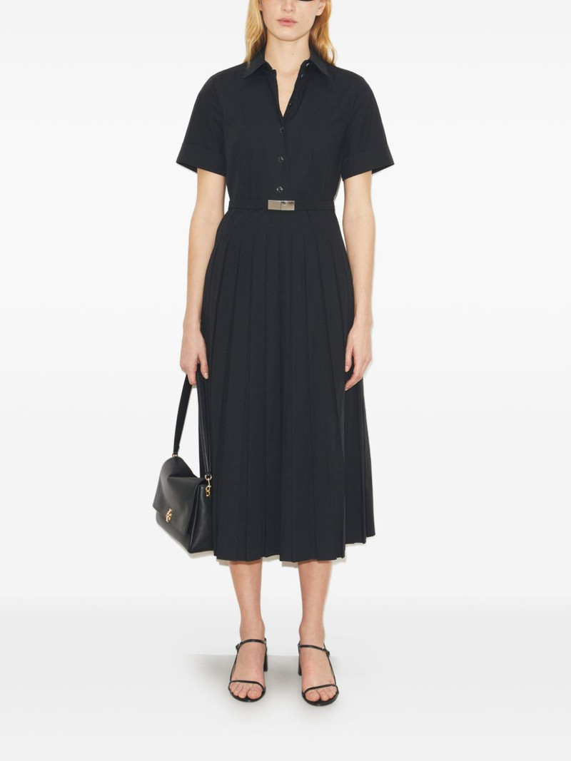 TORY BURCH pleated poplin shirtdress outlook