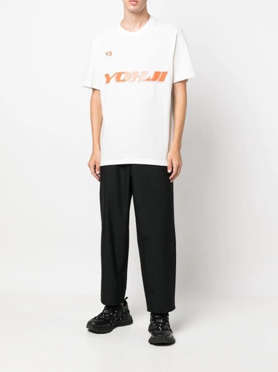 Y-3 logo print T-shirt outlook