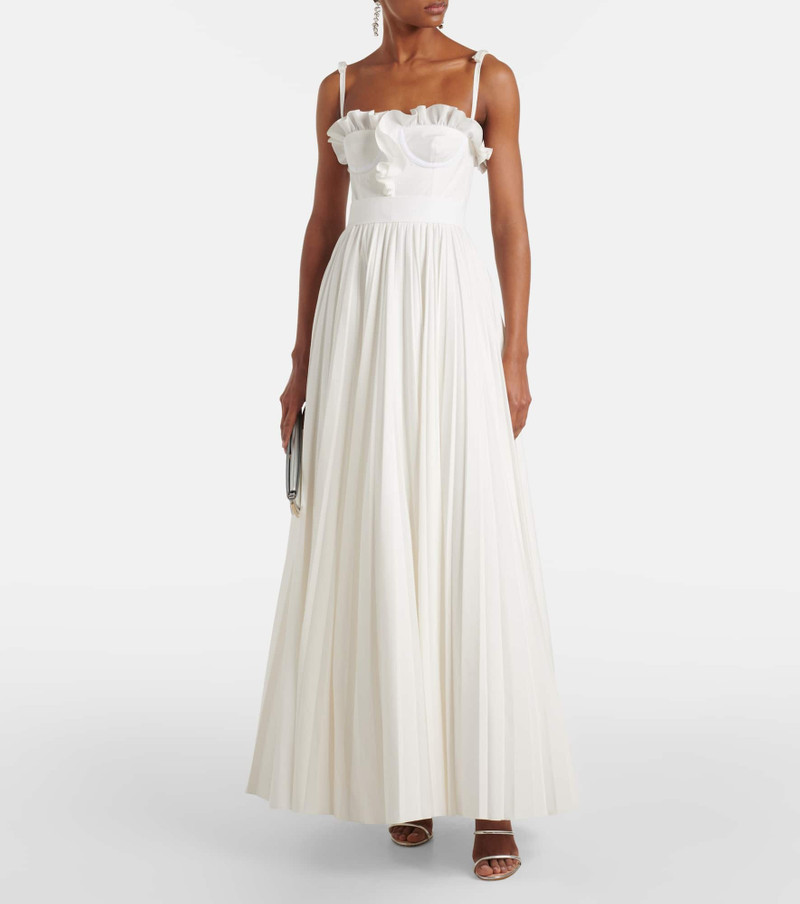 GIAMBATTISTA VALLI Ruffled cotton maxi dress outlook