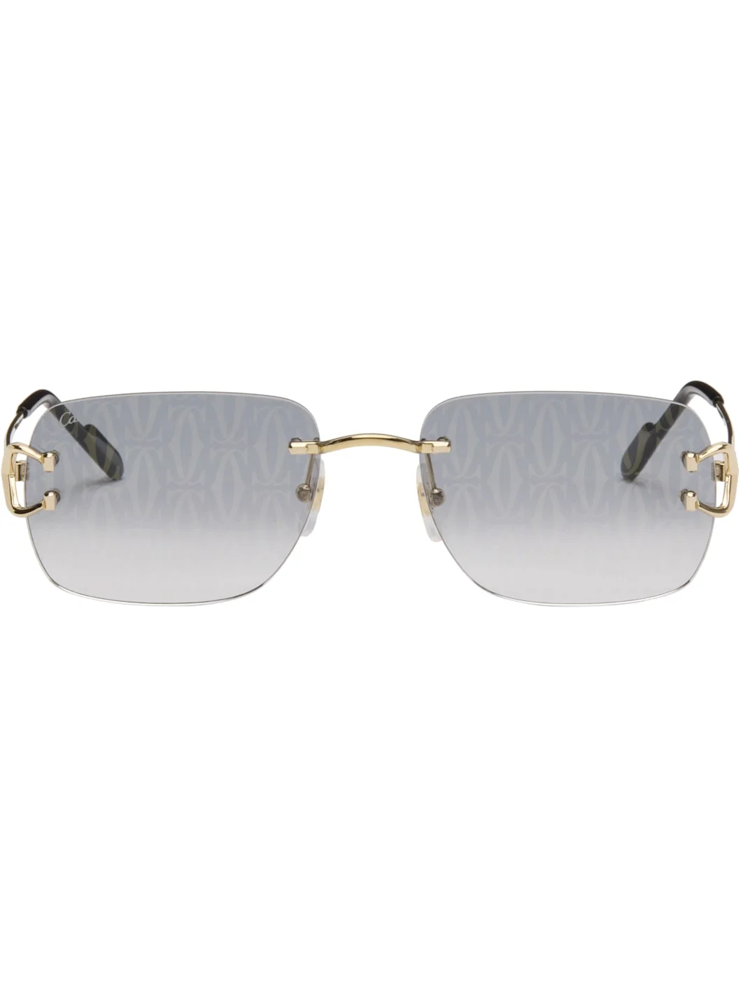 Gold Classic C de Cartier Sunglasses - 1
