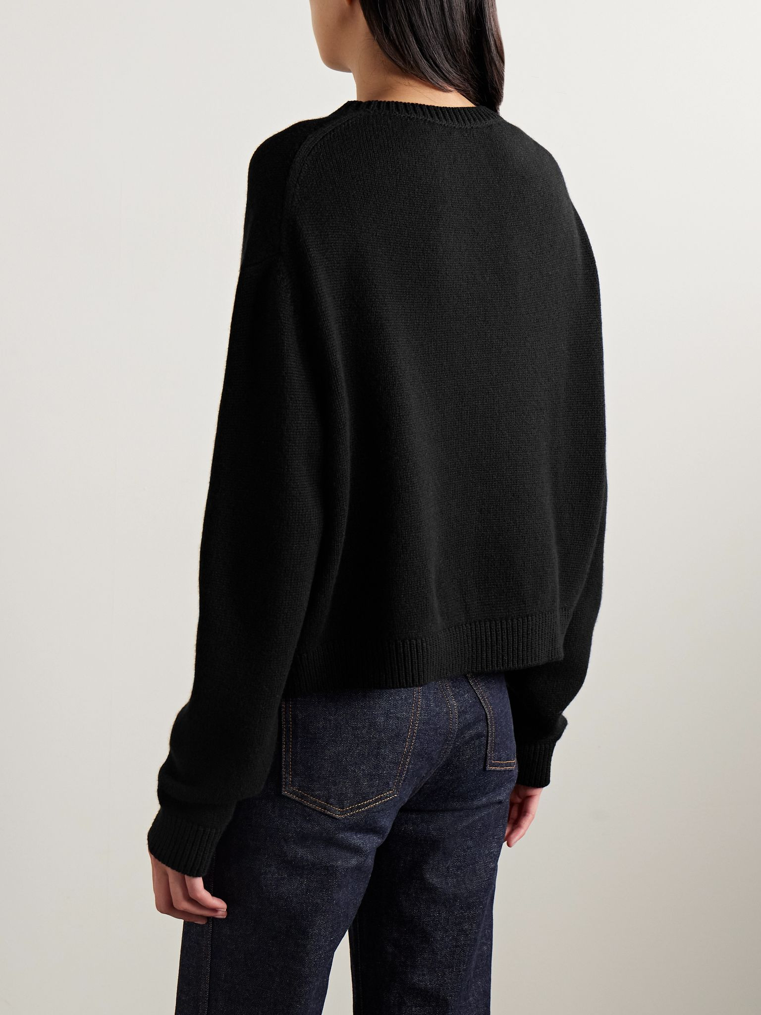 Milo cashmere sweater Black - 4