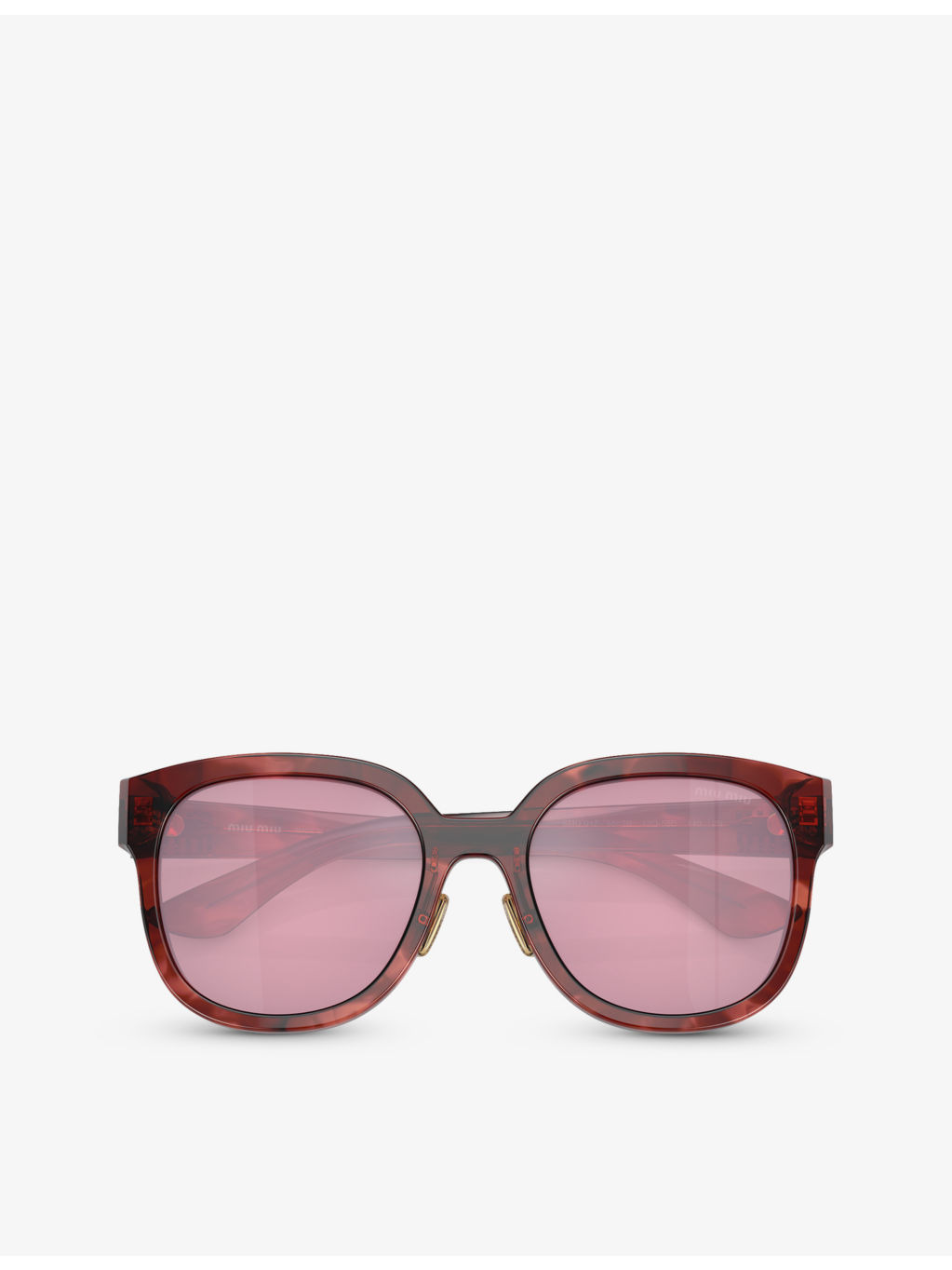 MU 01ZS square-frame tortoiseshell acetate sunglasses - 5