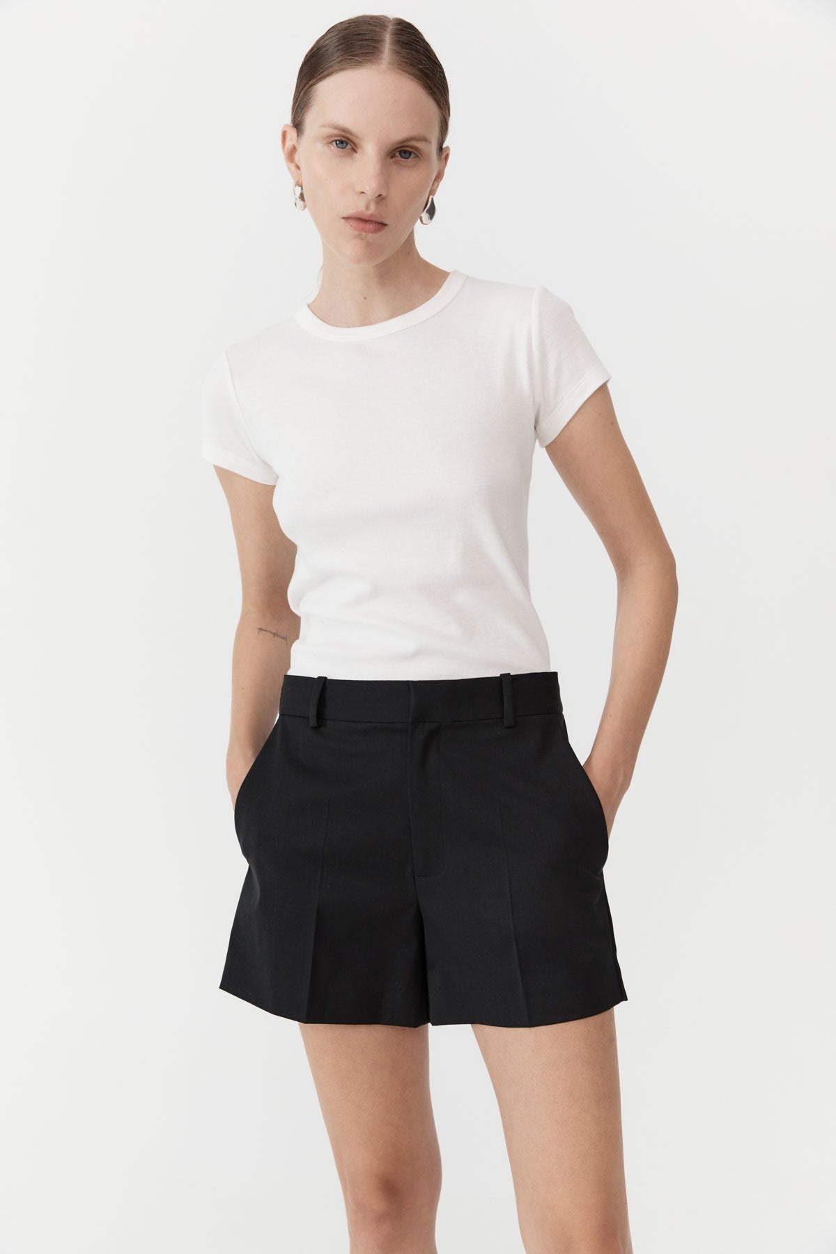 Tailored Shorts - Black - 2