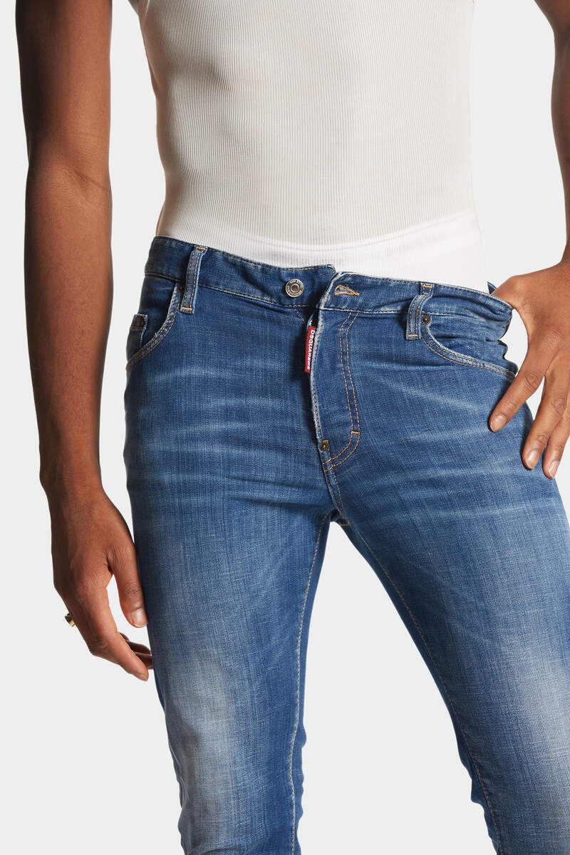 MEDIUM CLEAN WASH SKATER JEANS - 5