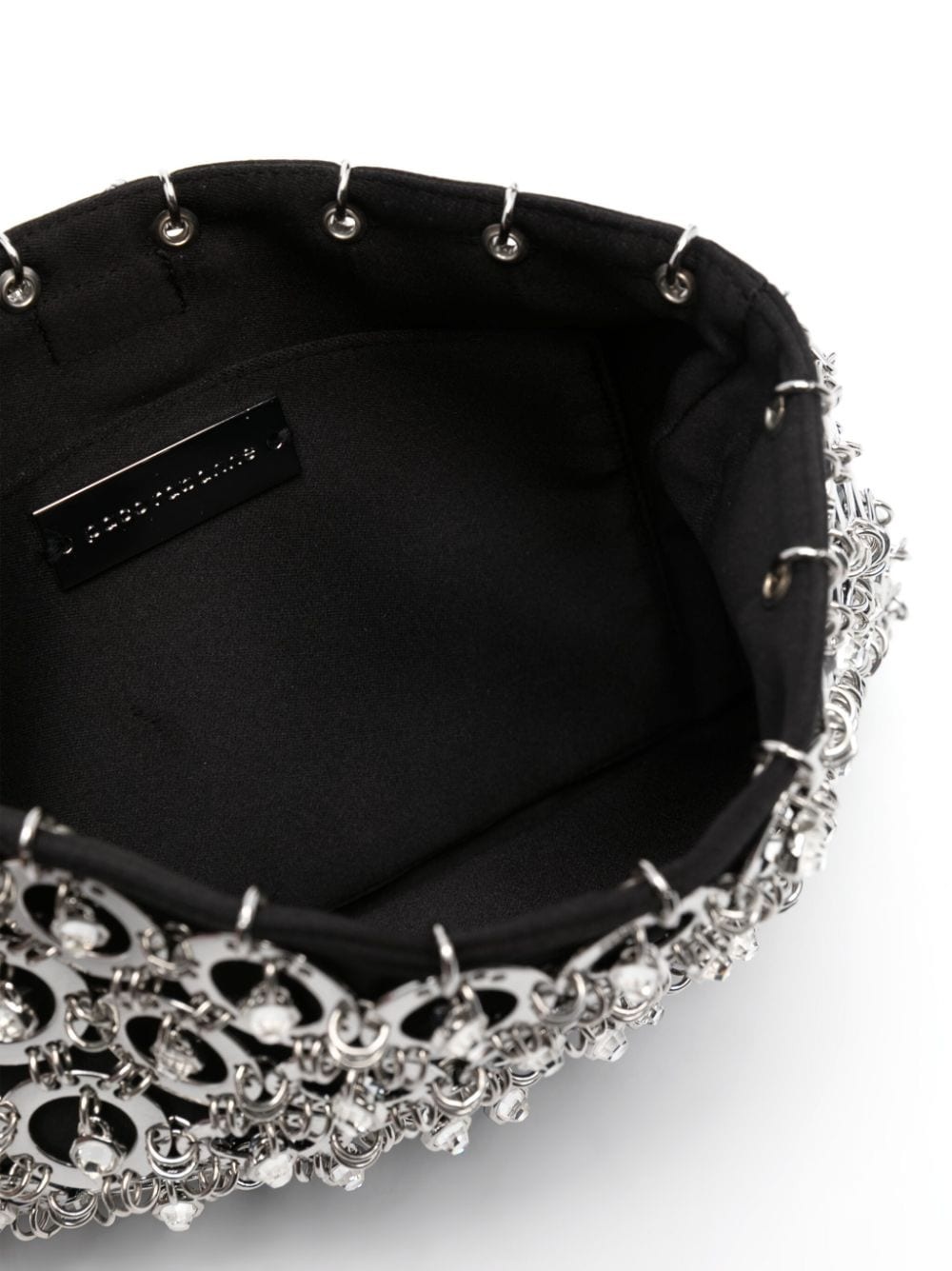metal-disc clutch bag - 5