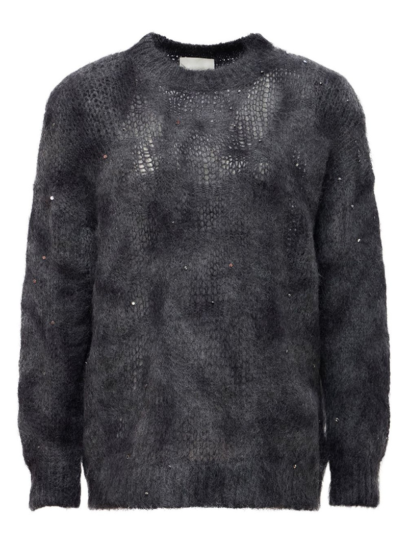 sequin-embellished sweater 1
