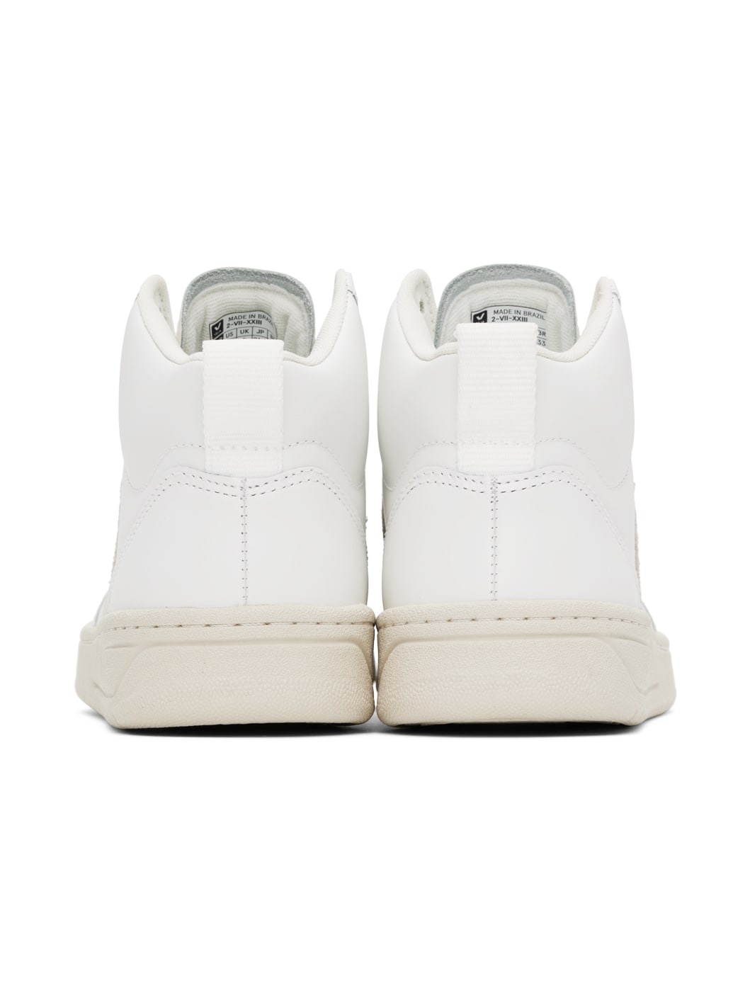 White V-15 Leather Sneakers - 2