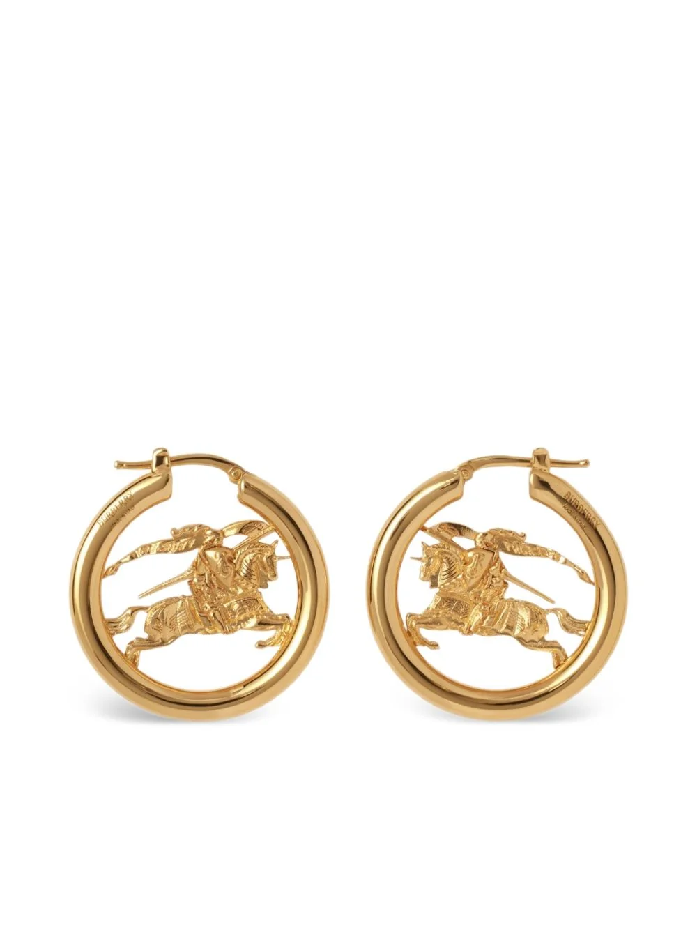 Equestrian Knight hoop earrings - 1
