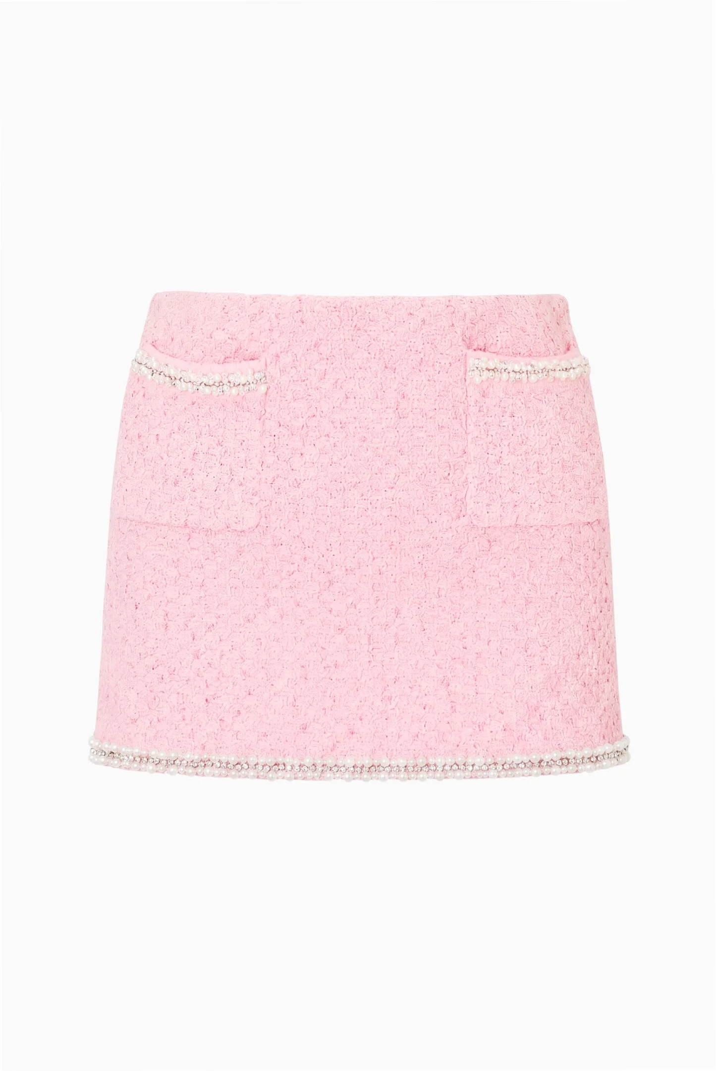 Amorette Knit Tweed Mini Skirt - 1