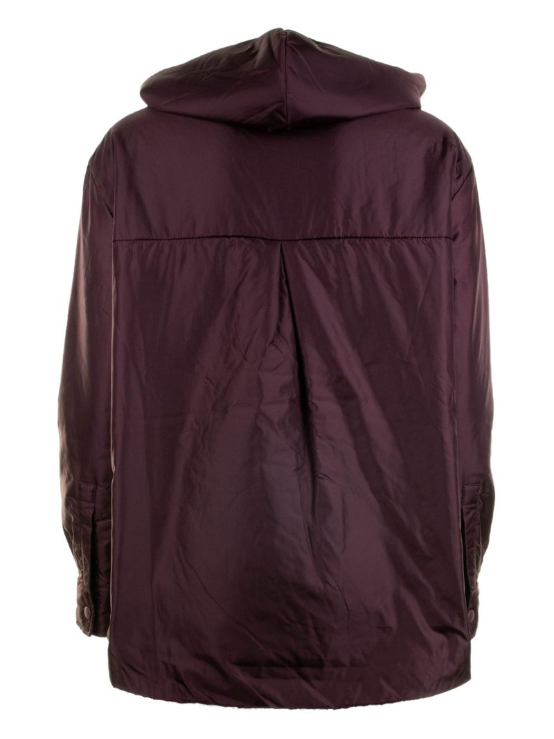 Aspesi hooded press-stud jacket outlook