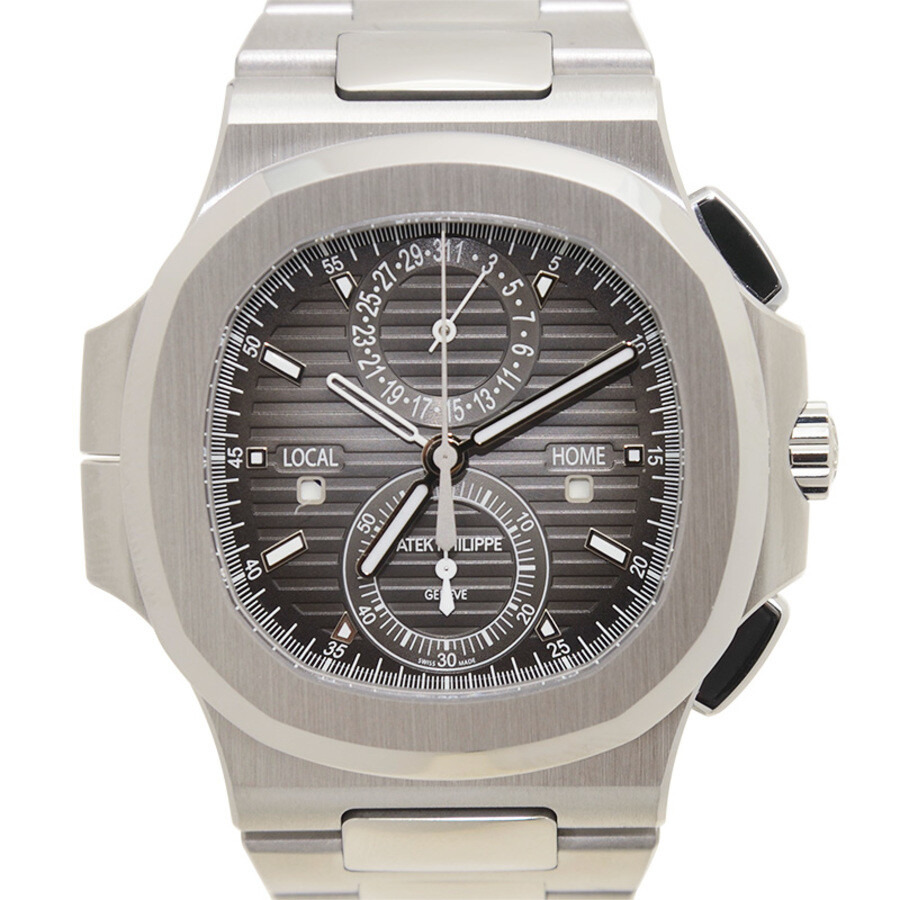 Pre-owned Patek Philippe Nautilus Chronograph Black Gradated Dial Men's Watch 5990-1A-001 - 3