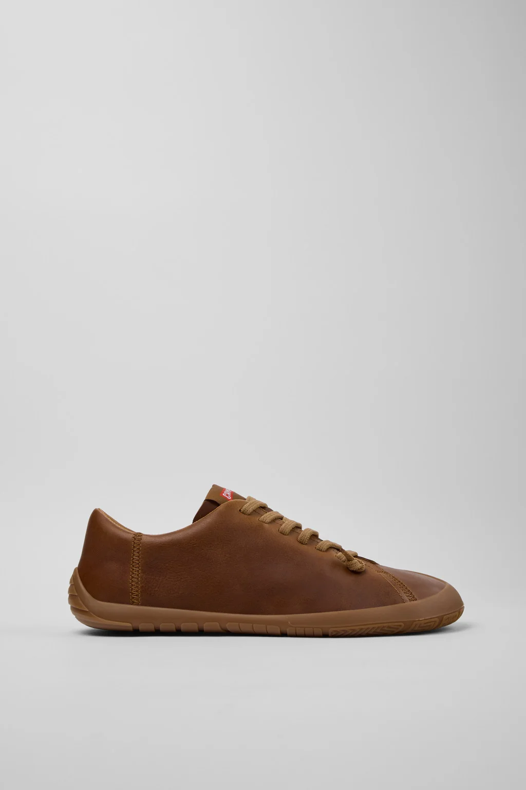 Peu Path+ Brown Leather Shoes for Men. - 1