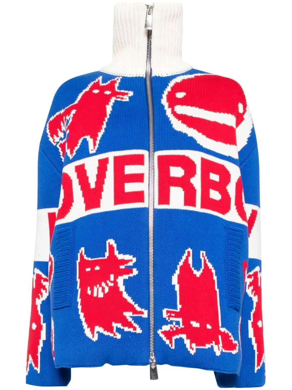 knitted puffer jacket - 1