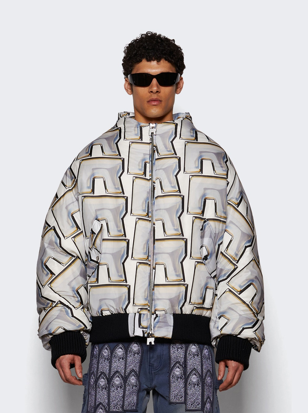 R'chon Bomber Jacket White - 2