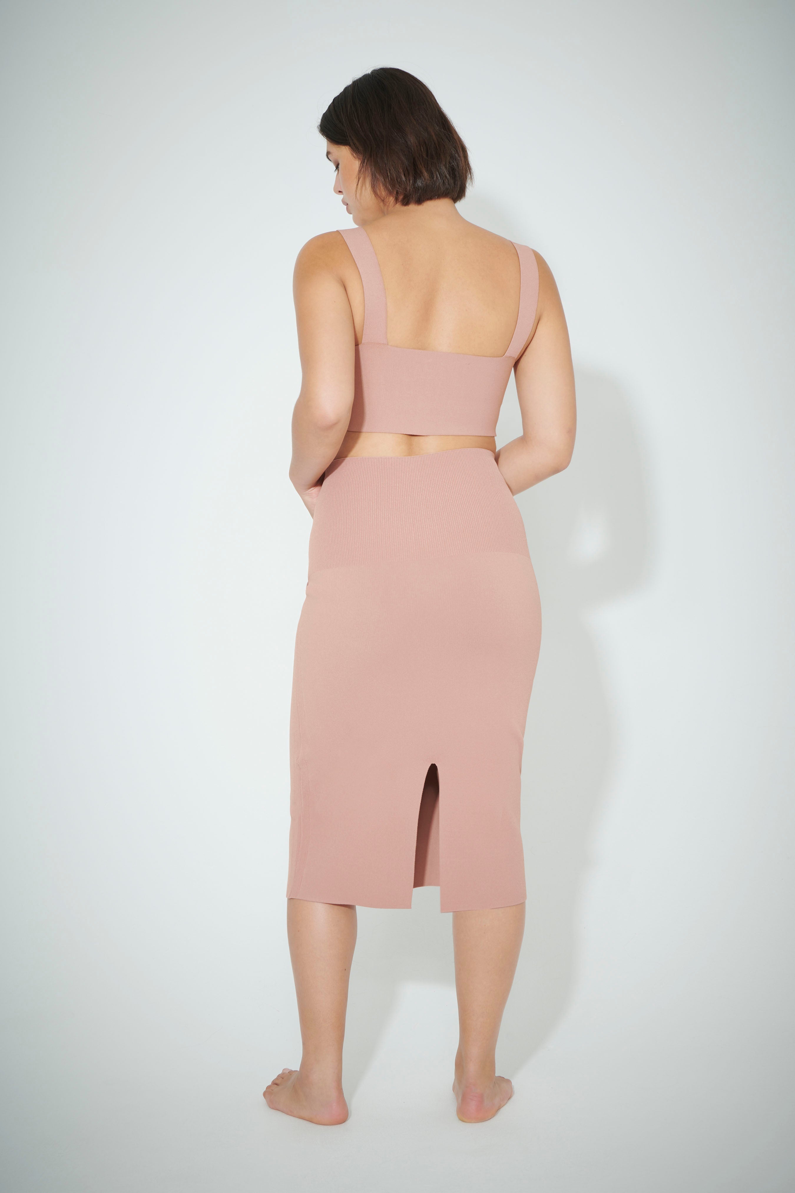VB Body Fitted Skirt in Blush - 6