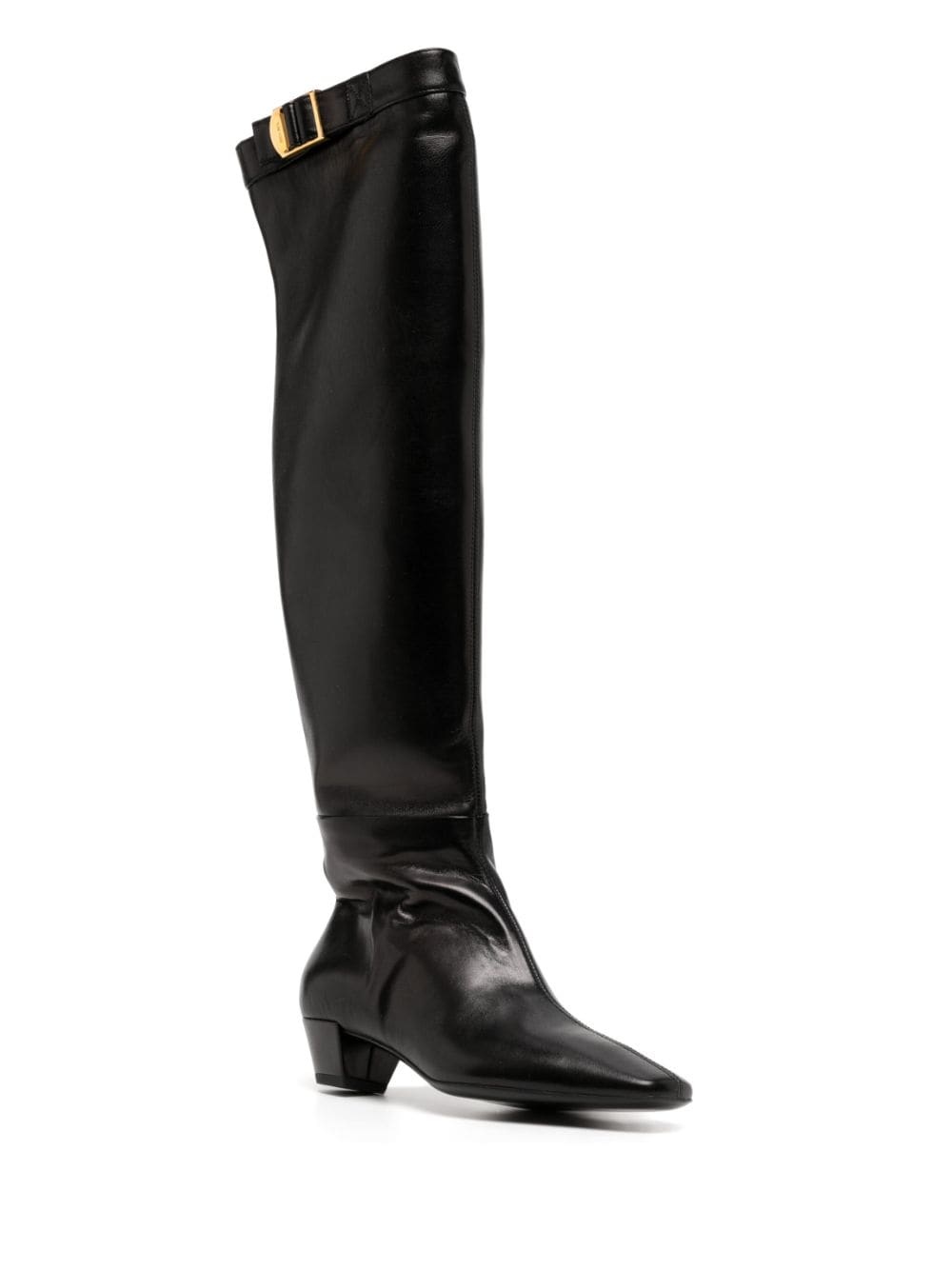 40mm knee-length leather boots - 2