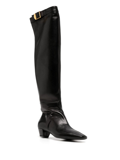 TOM FORD 40mm knee-length leather boots outlook