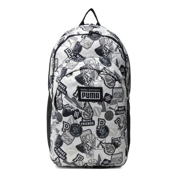 PUMA Academy Backpack 'White Black Grey' 077301-12 - 1