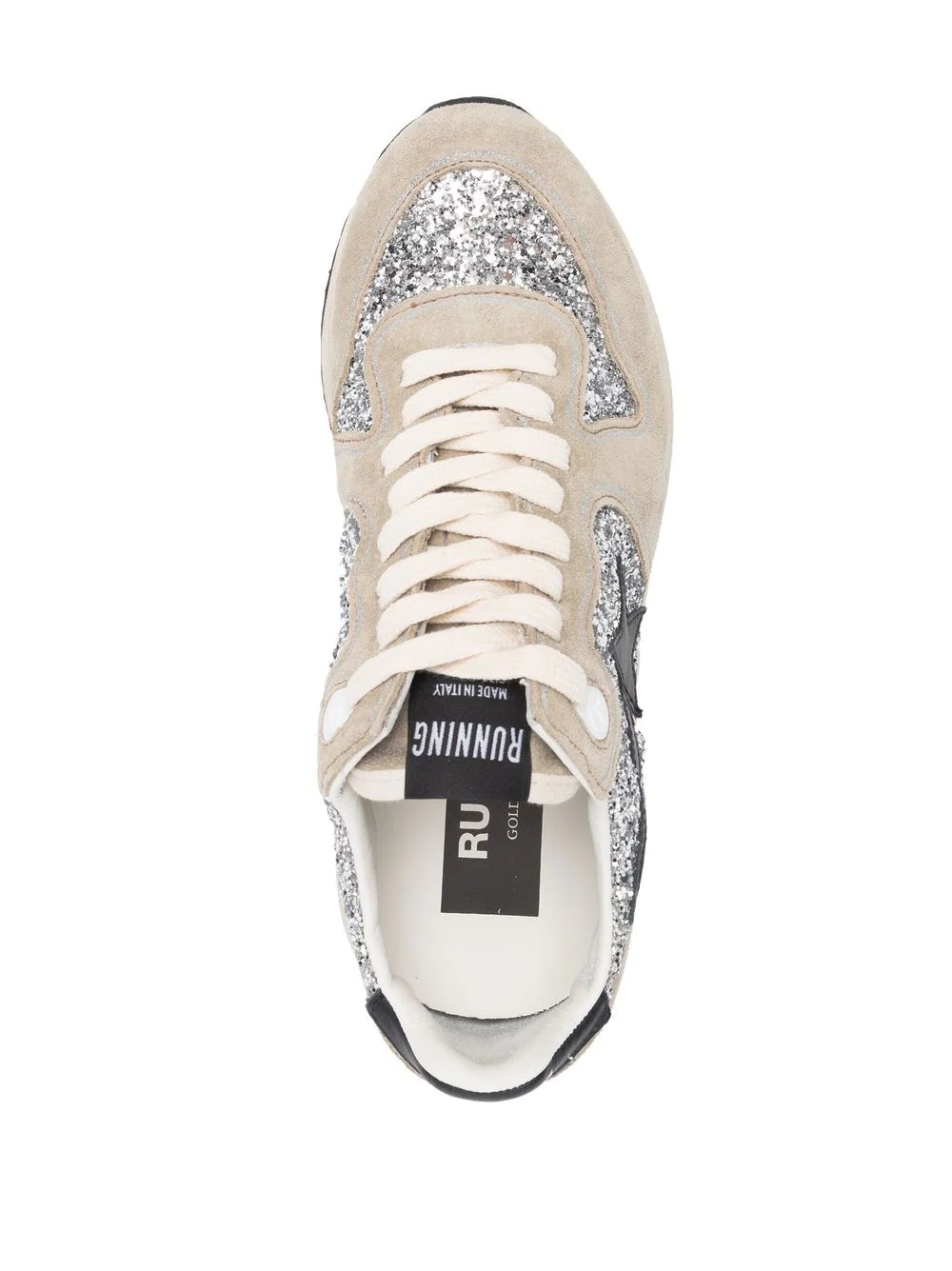 Running Sole glitter-embellished sneakers - 4