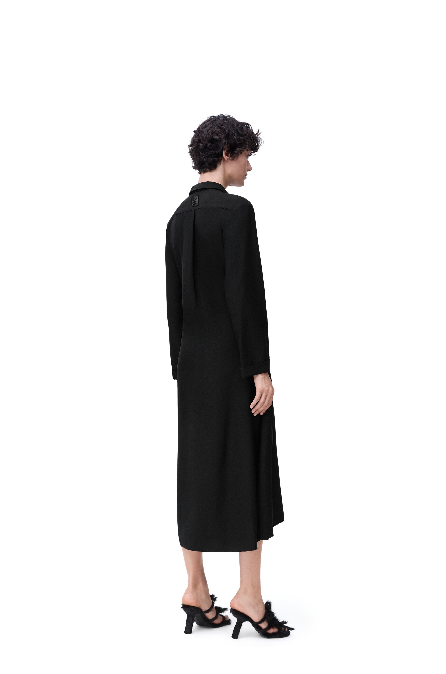 Polo dress in stretch viscose - 3
