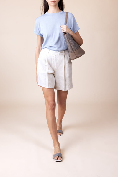 Brunello Cucinelli Single Pleated Shorts - Natural outlook