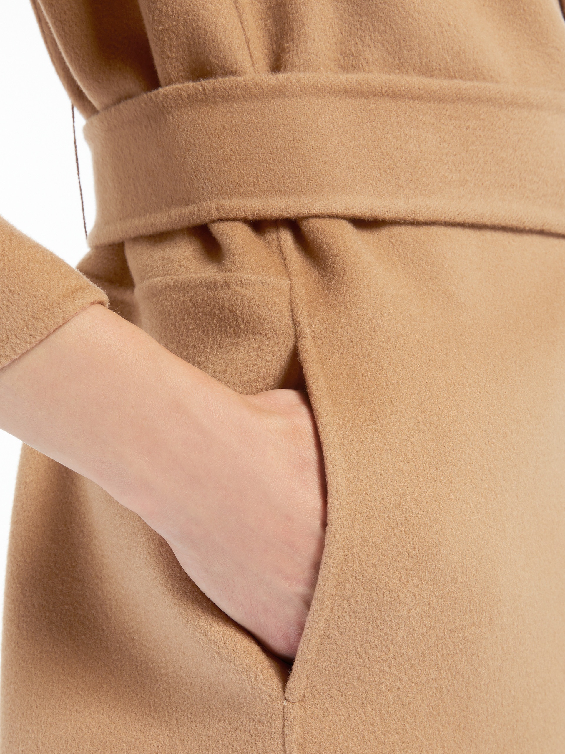 ARONA Short double-faced wool coat - 5