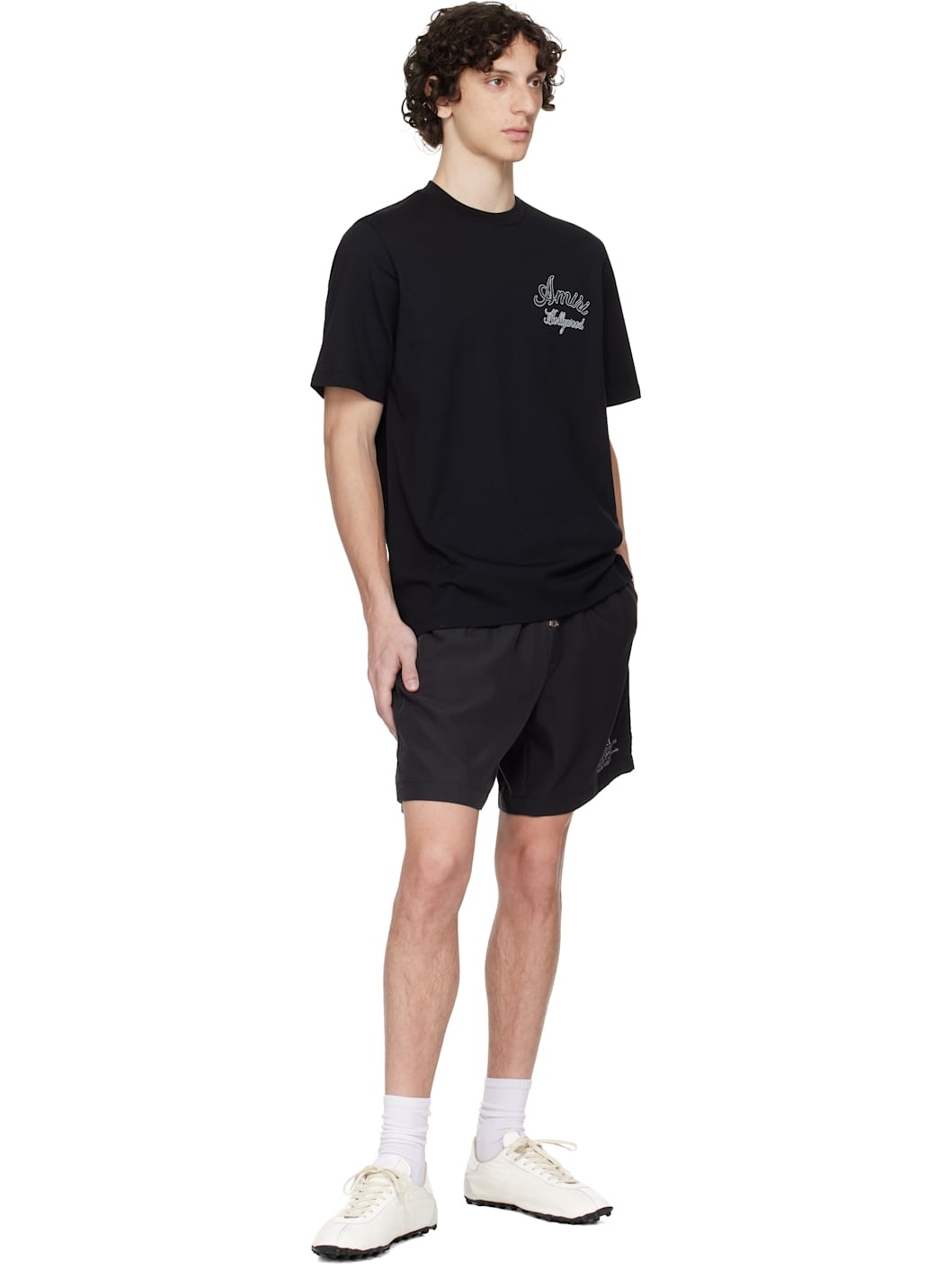 Black 'AMIRI Hollywood' T-shirt - 4