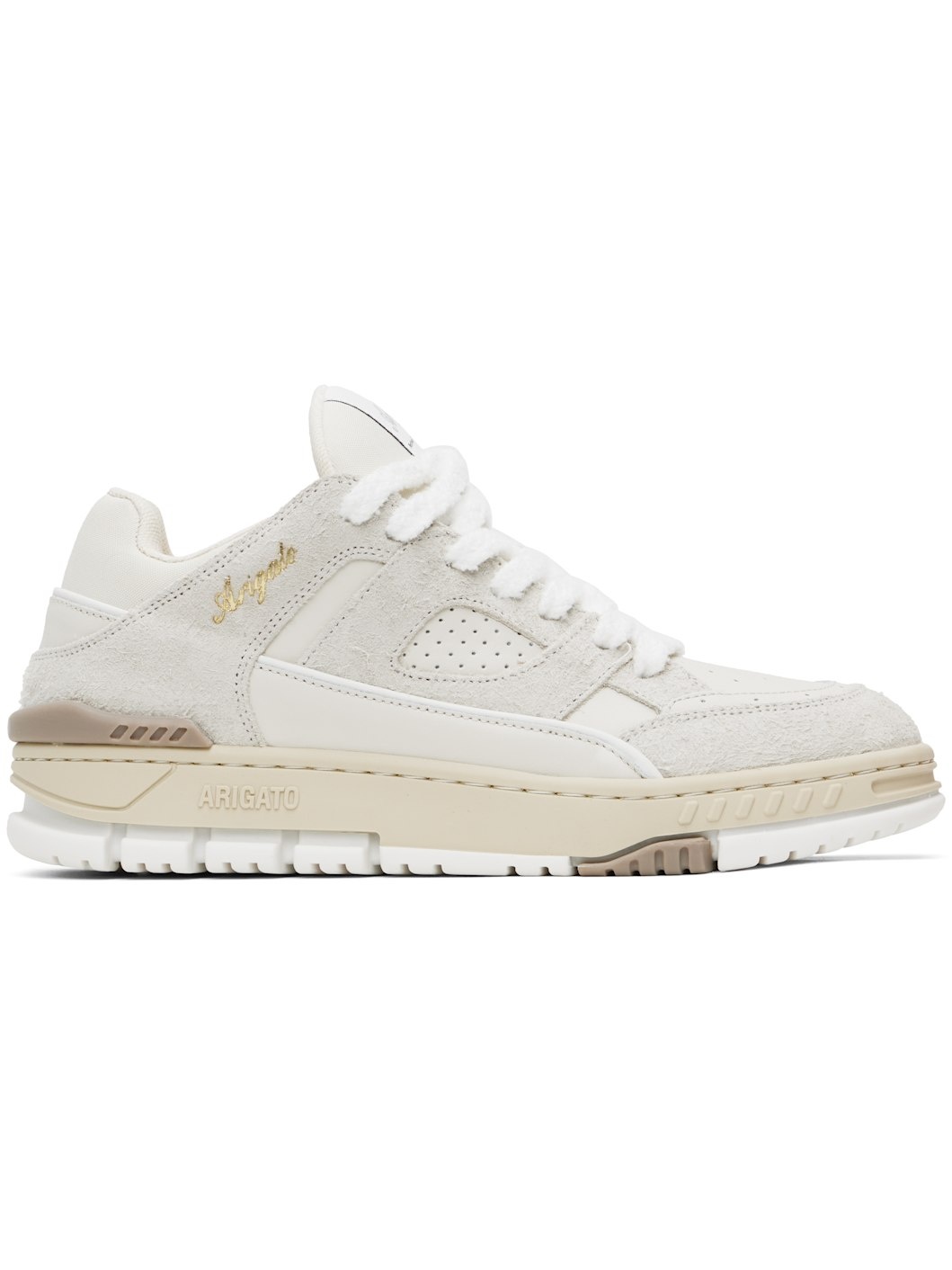 Beige Area Lo Fluffy Sneakers - 1