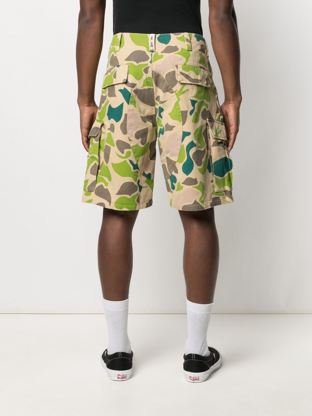 camouflage-print cargo shorts - 4