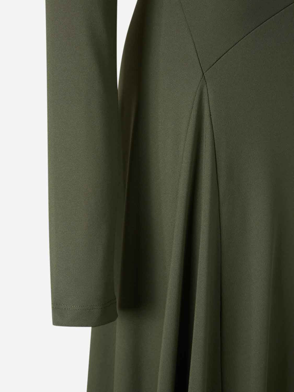 DRAPED ASYMMETRIC DRESS - 4