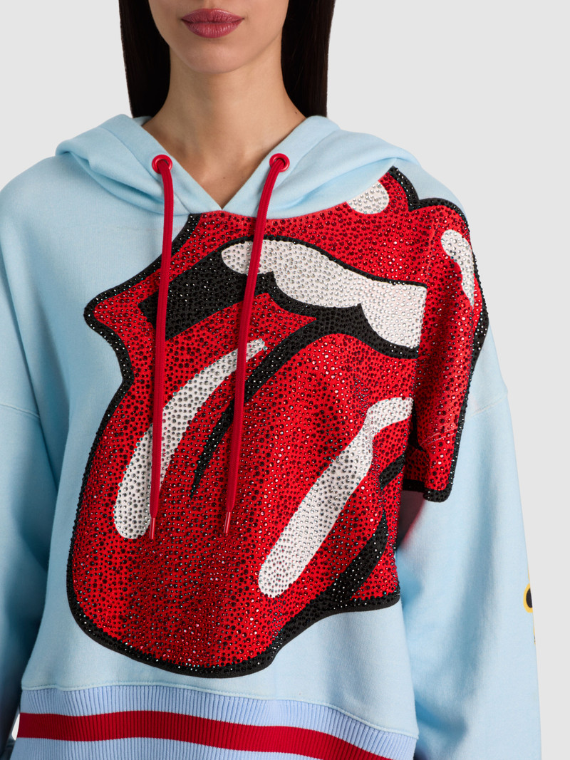 SUNNY EMBELLISHED CROPPED HOODIE 5