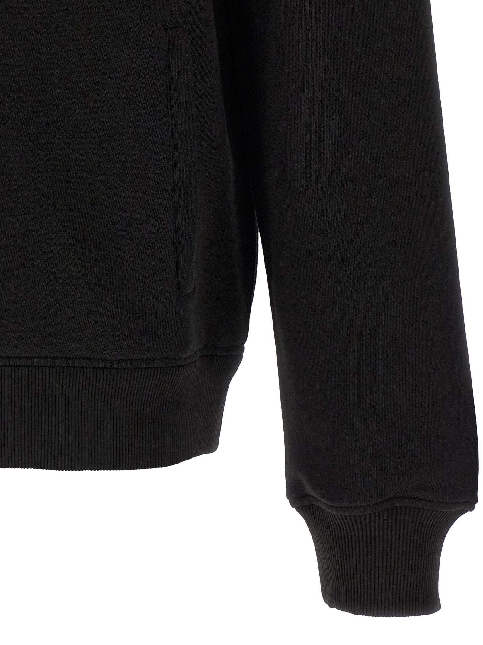 Heraldic Patch Hoodie Sweatshirt Black - 4