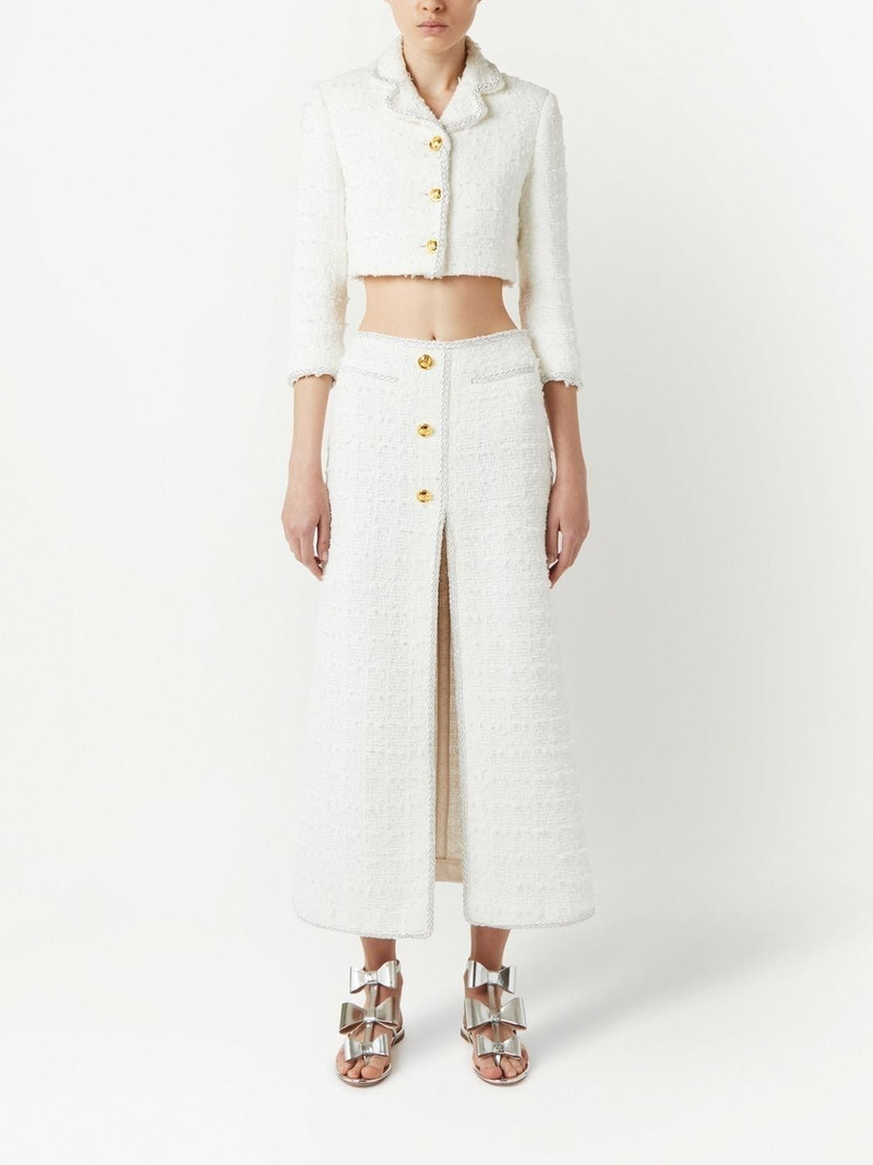 GIAMBATTISTA VALLI cropped tweed jacket outlook