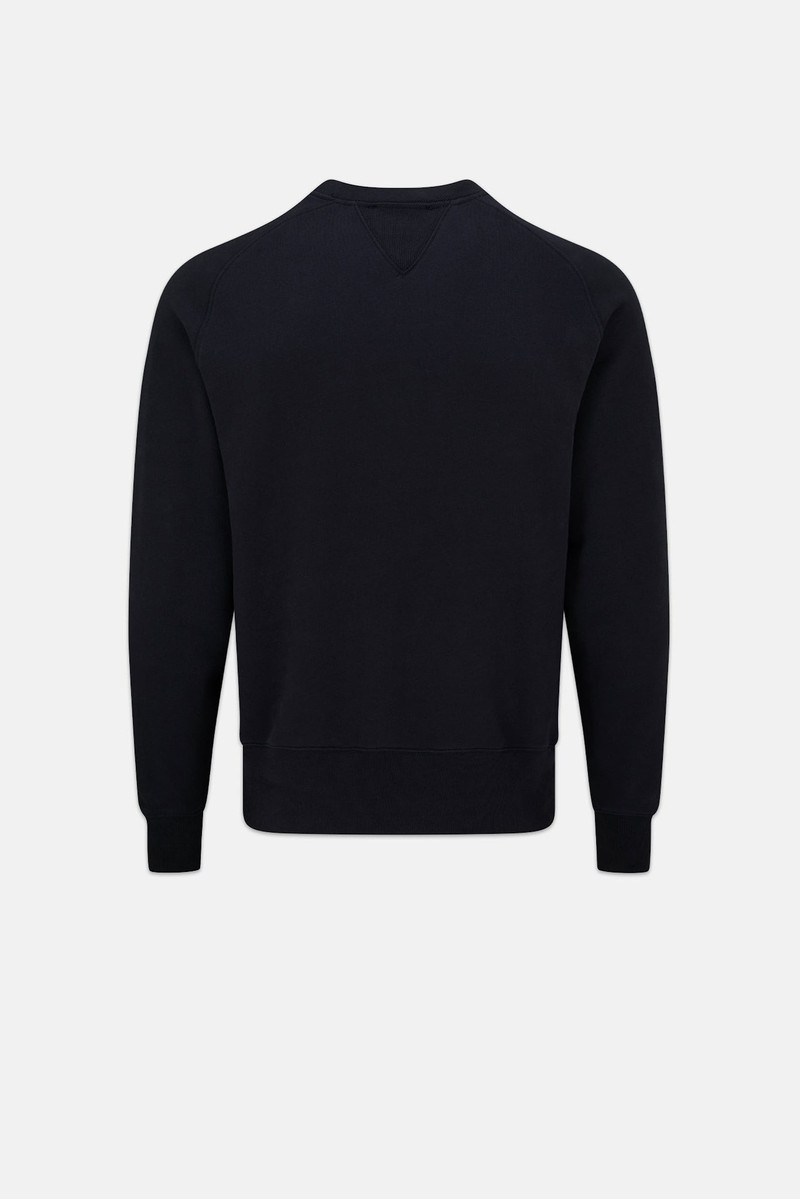 GLOVERALL Unisex 'G' Embroidered Sweatshirt Navy outlook