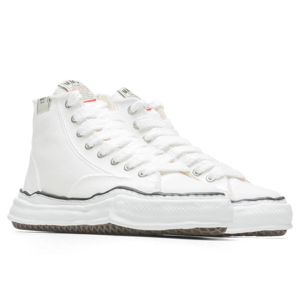 PETERSON HIGH OG SOLE RUBBER PAINTED CANVAS SNEAKER - WHITE - 2