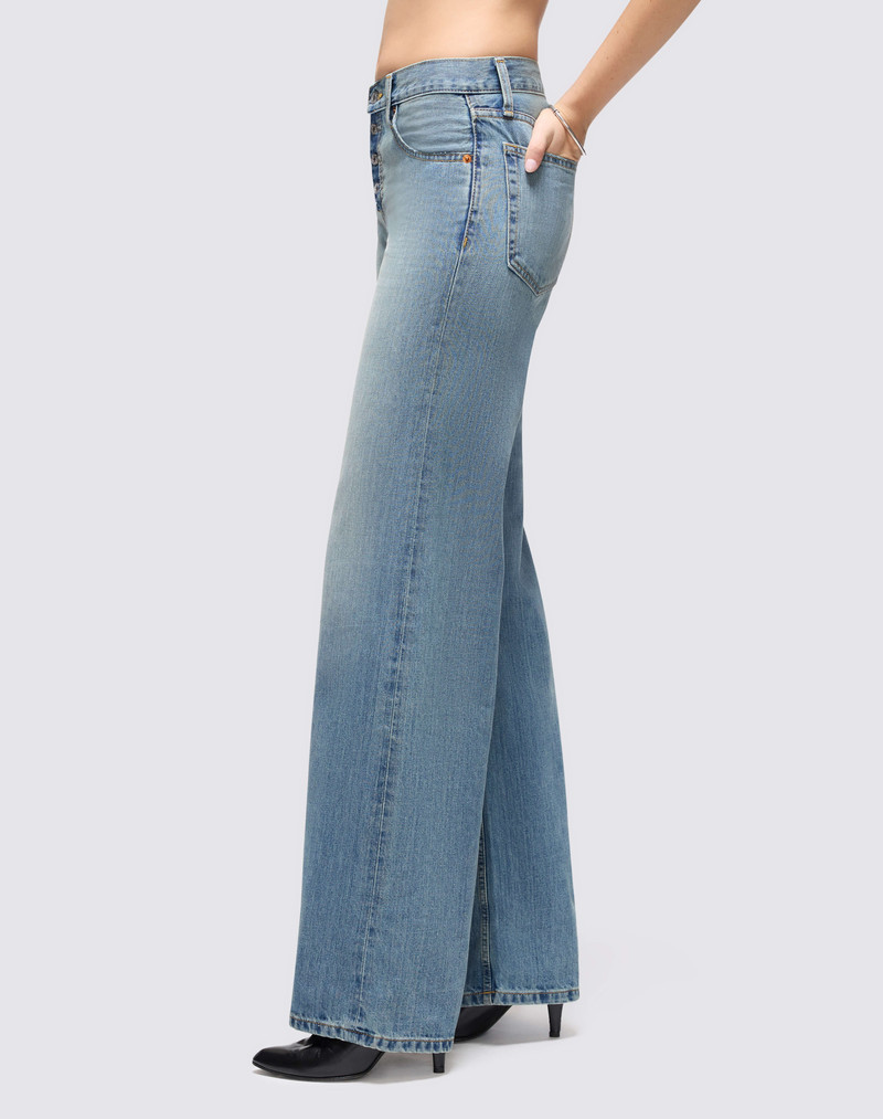 Mid Rise Wide Leg - Authentica Indigo 4