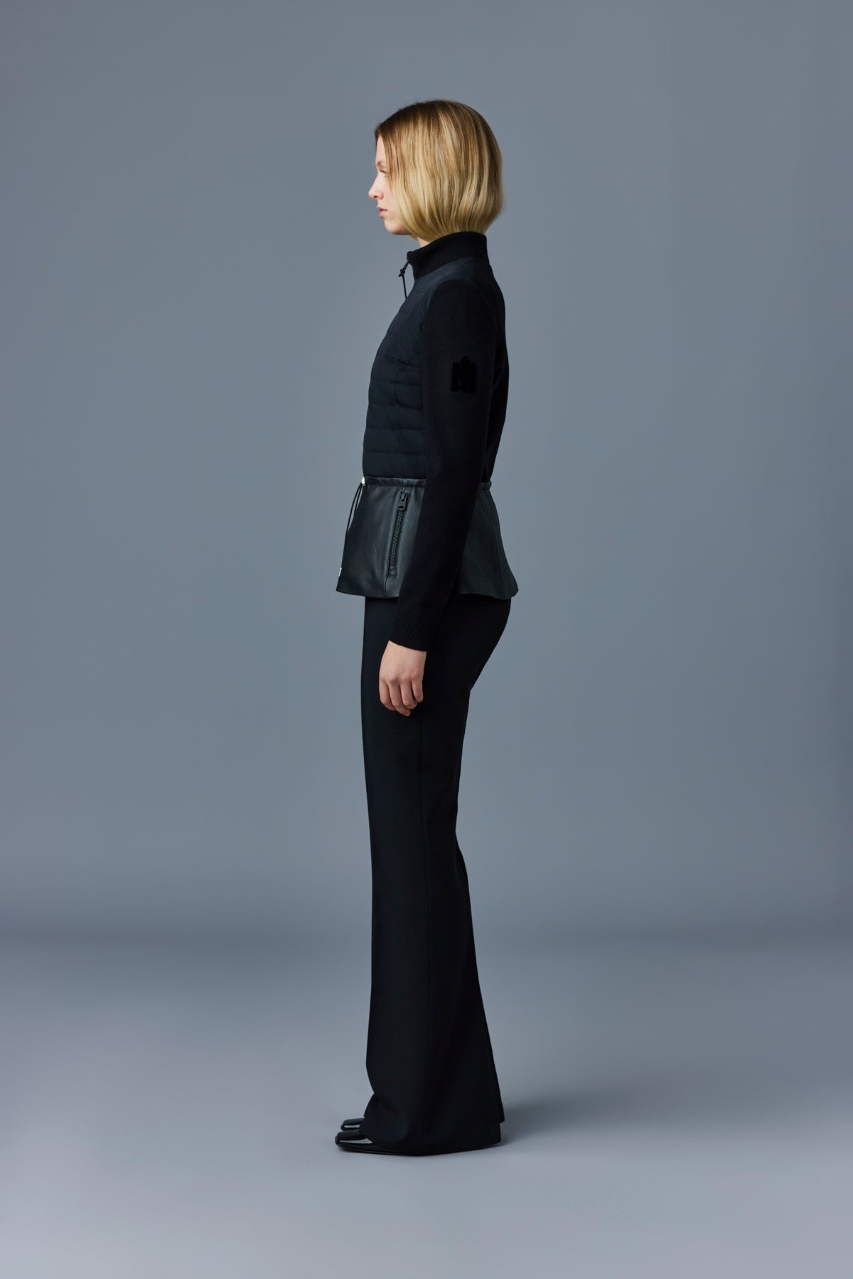 JOYCE Hybrid jacket with peplum - 3