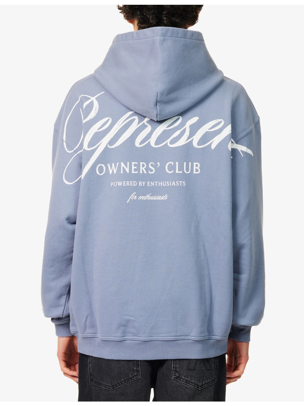 Owners Club Script Logo-Print Cotton Hoody - 4