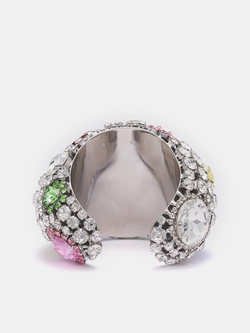 AREA Crystal Gemstone Cluster Cuff Bracelet outlook