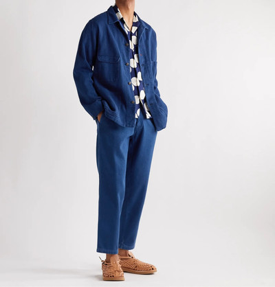 Blue Blue Japan Cotton Tapered Trousers outlook