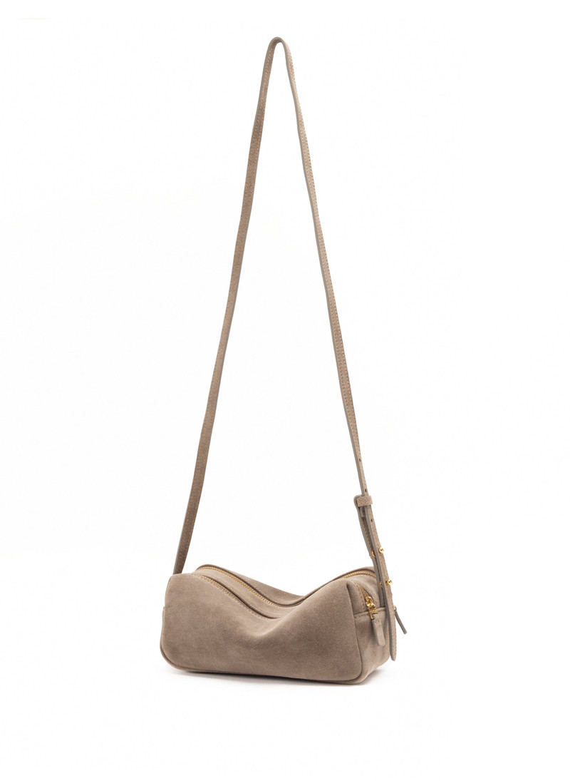 Elleme Mini Trousse Suede Taupe outlook