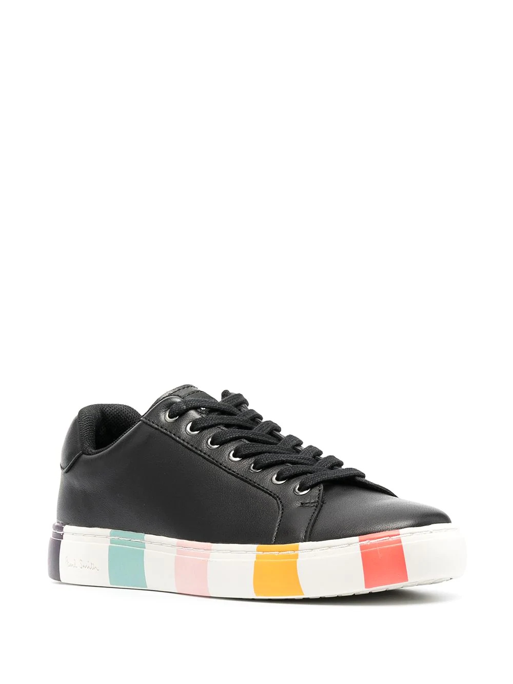 rainbow striped-sole sneakers - 2