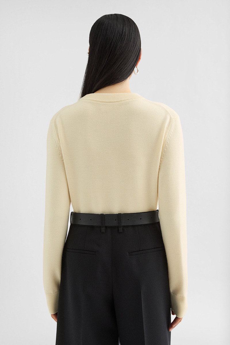 Jil Sander Wool Embroiderd Sweater outlook