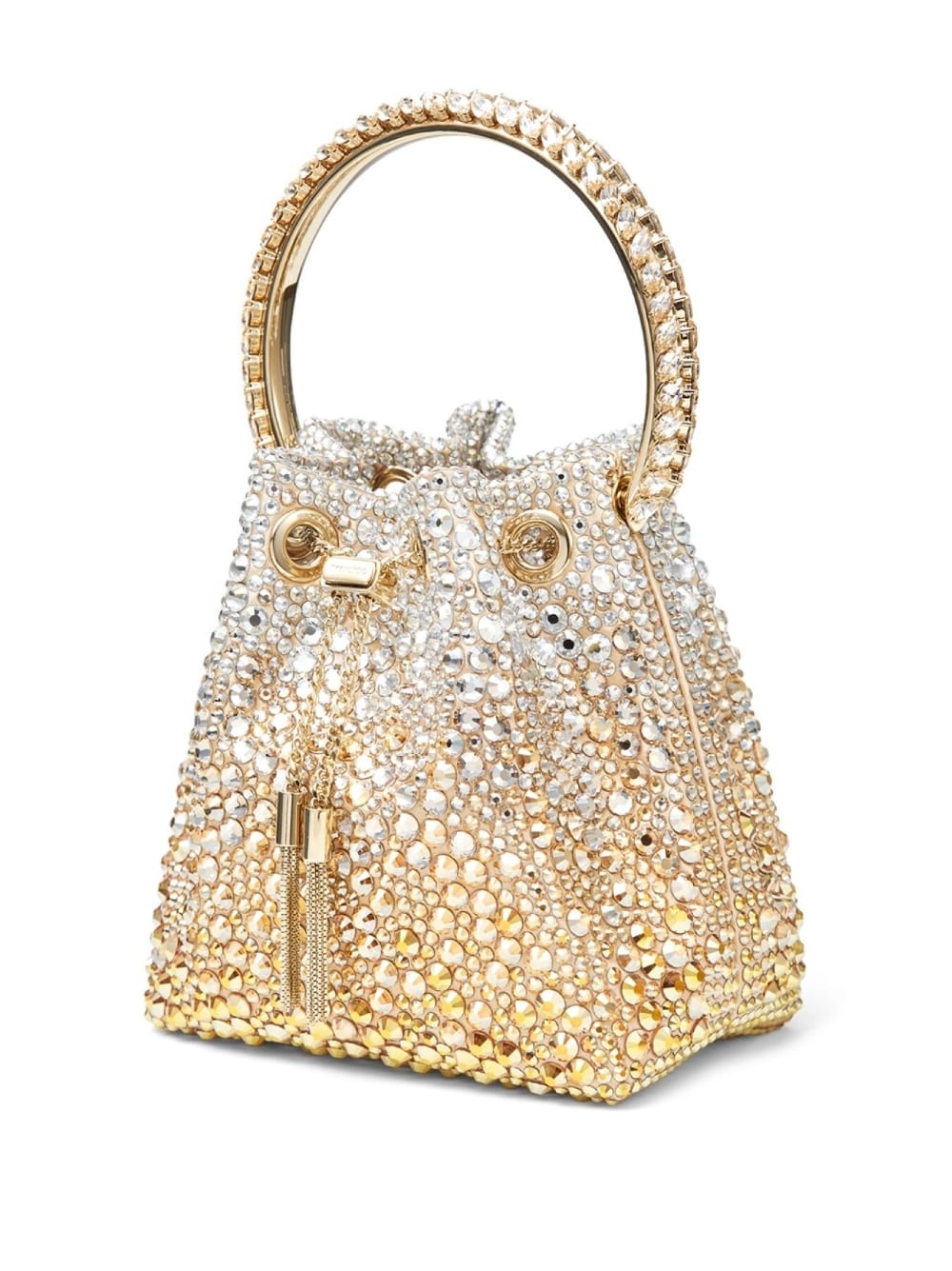 Bon Bon crystal-embellished bucket bag - 3