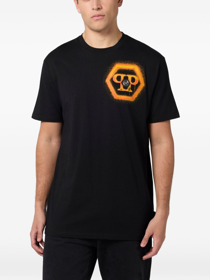 PHILIPP PLEIN printed round-neck T-shirt outlook