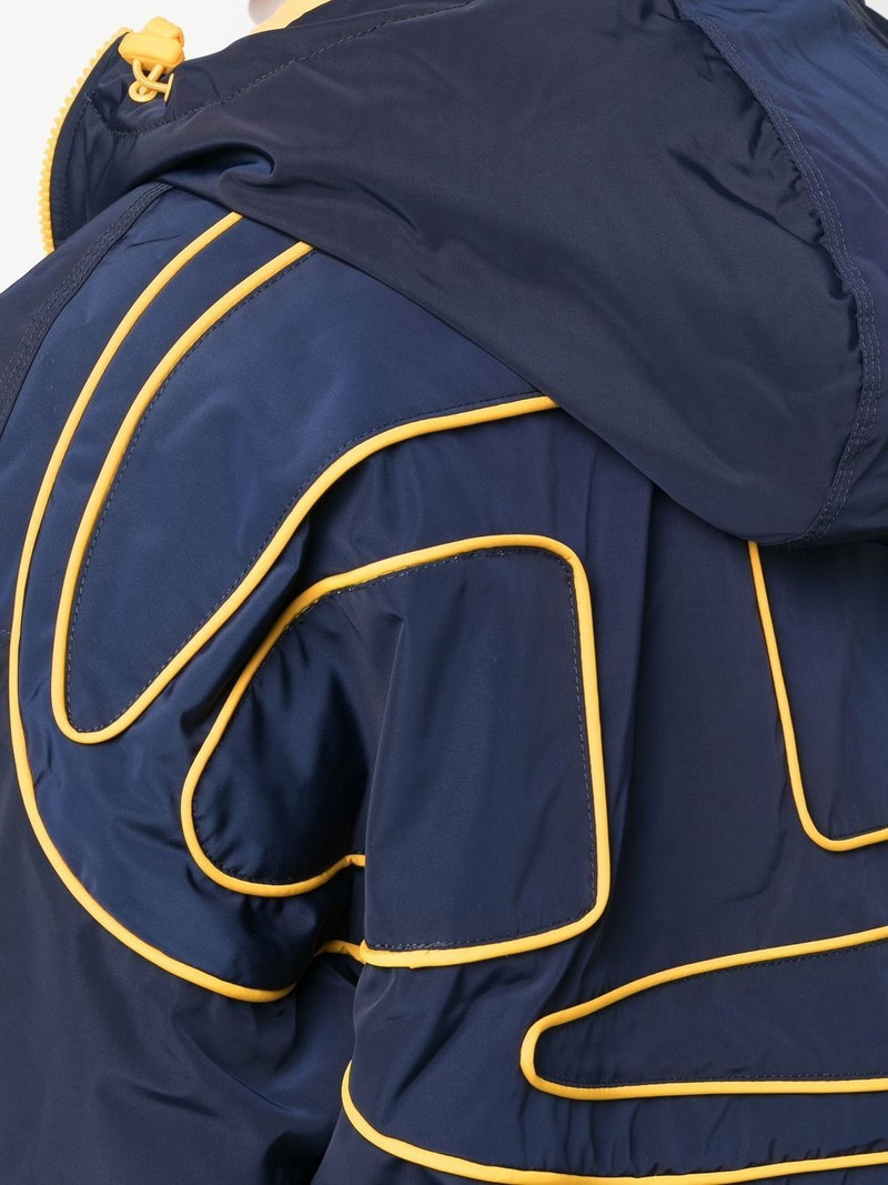 hooded logo-print jacket 5