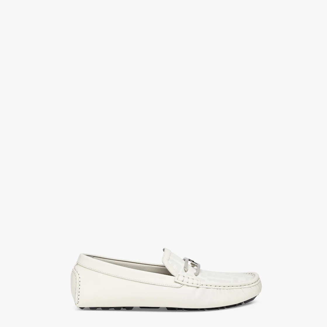White leather loafers - 1